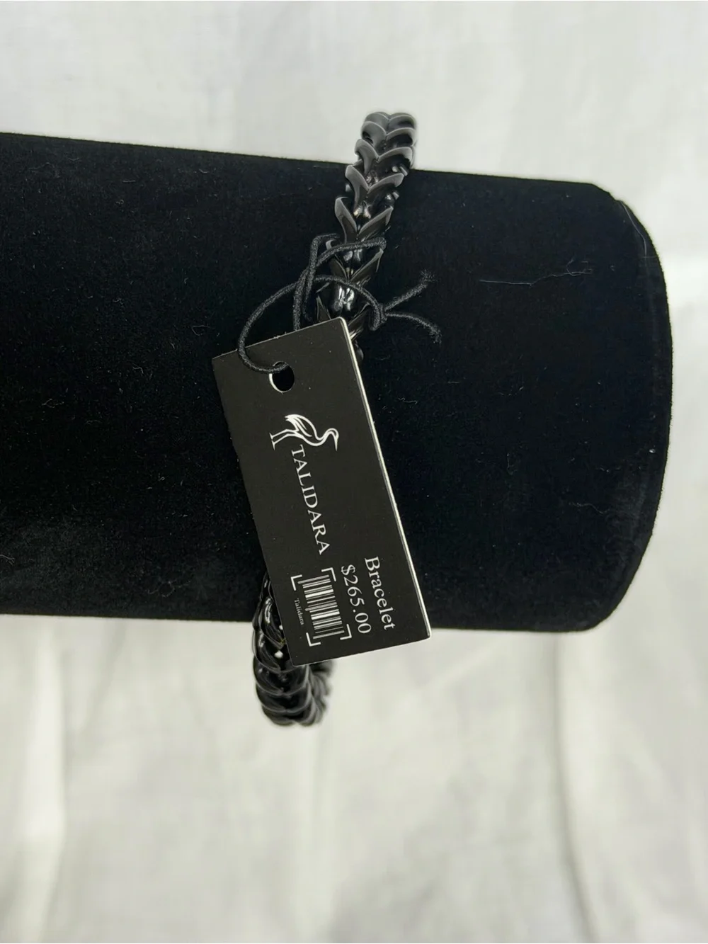 Men's Talidara Black Double-Curb Chain Bracelet